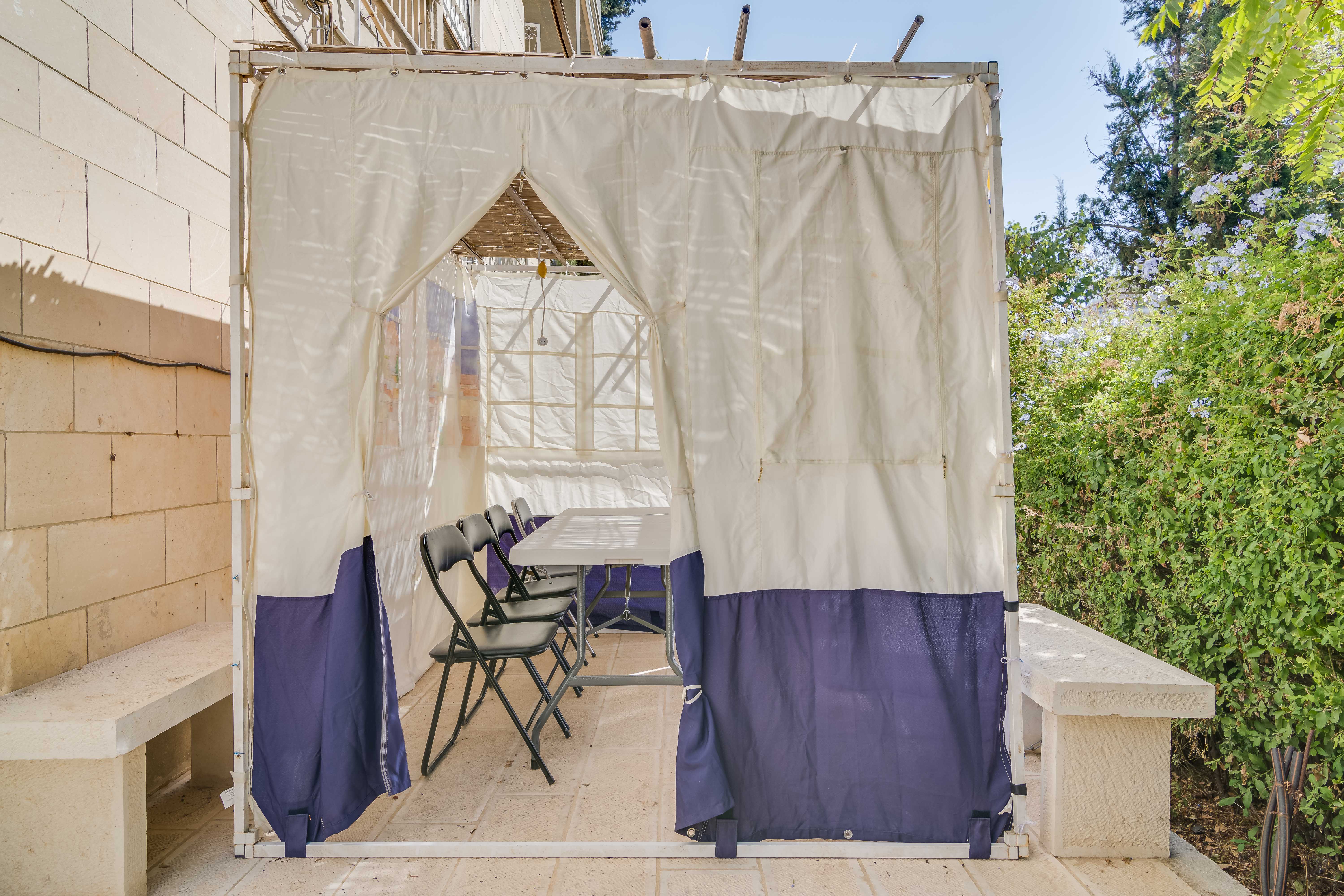 Sukka in Garden